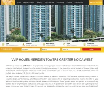 VViphomes.net.in(VVIP Homes 2/3/4 BHK Flats) Screenshot