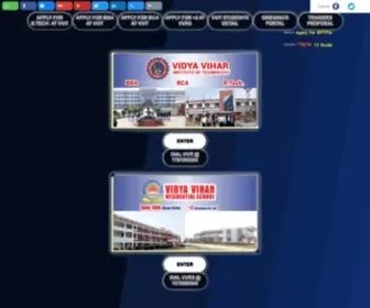 VVit.org(The homepage of Vidya Vihar Institute of Technology) Screenshot