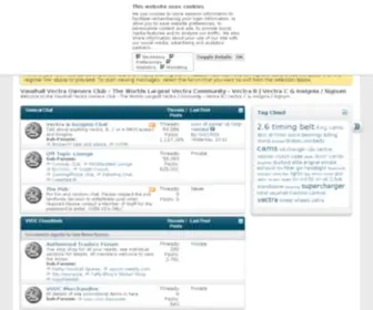 VVoc.com(Vauxhall Vectra Owners Club) Screenshot