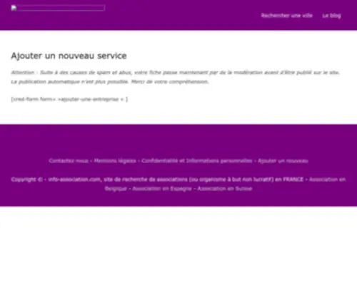 VVpa.org(Ajouter un nouveau service) Screenshot