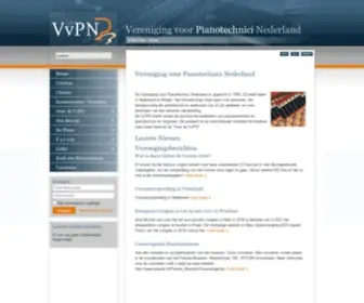 VVPN.nl(Vereniging voor Pianotechnici Nederland) Screenshot