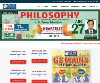 VVrias.com(UPSC,IAS,IFoS,CSAT,General Studies & Mains Optionals Coaching Delhi) Screenshot