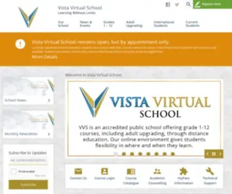 VVSchool.ca(Vista Virtual School) Screenshot