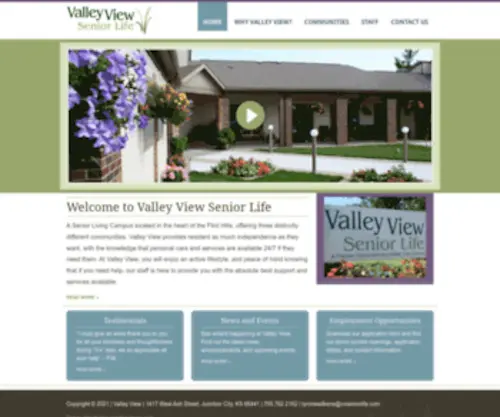 VVseniorlife.com(Valley View Senior Life) Screenshot