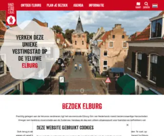 VVVelburg.nl(Bezoek Elburg vestingstad op de Veluwe) Screenshot
