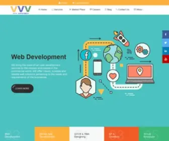 VVVinfotech.com(VVV Infotech) Screenshot