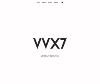 VVX7.io(Cyber Security Consulting) Screenshot