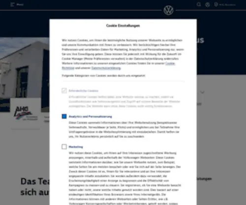 VW-AHG-Suhl.de(AHG GmbH) Screenshot
