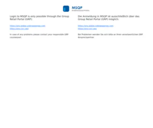 VW-Group-Myservicequality-Portal.com(My Service Quality Portal) Screenshot