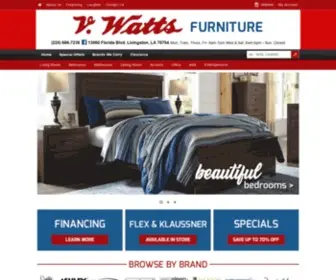 Vwatts.com(Watts Furniture) Screenshot