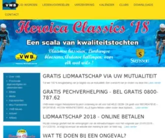 VWB.be(Vlaamse Wielrijdersbond) Screenshot