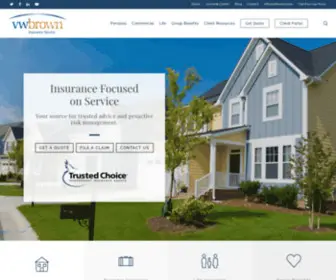 VWbrown.com(VW Brown Insurance Service) Screenshot