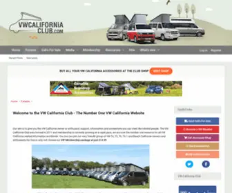 Vwcaliforniaclub.com(The VW California Owners Club) Screenshot