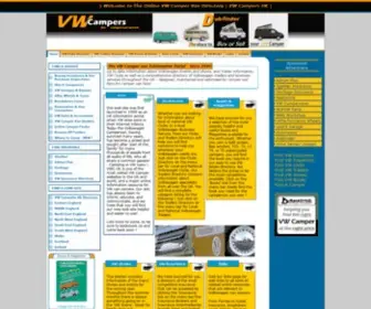 Vwcampers.co.uk(The VW Camper Van information & directory portal) Screenshot