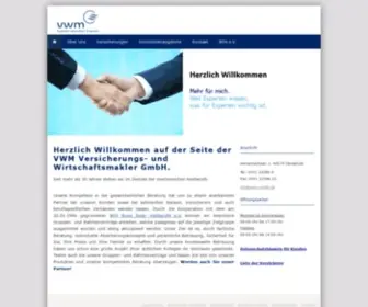 VWM-GMBH.de(VWM GmbH) Screenshot