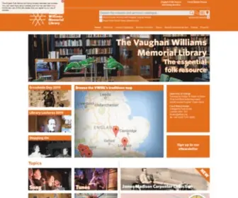 VWML.org(Vaughan Williams Memorial Library) Screenshot