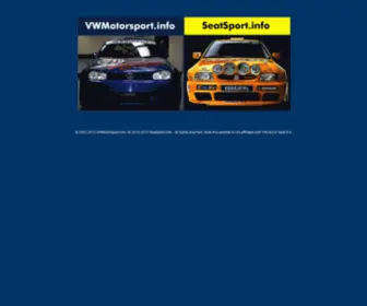 Vwmotorsport.com(VWMotorsport.info &) Screenshot