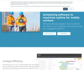 Vworkapp.com(VWork) Screenshot