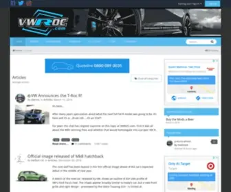Vwroc.com(VW R Owners Club) Screenshot