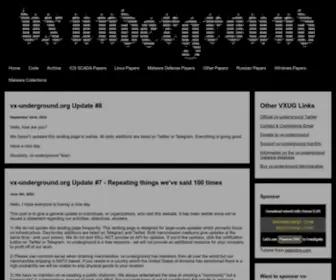 VX-Underground.org(VX Underground) Screenshot
