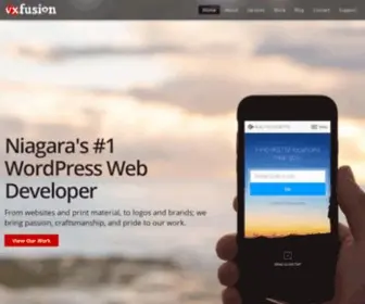 Vxfusion.com(Niagara Website Design) Screenshot