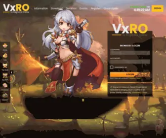 Vxro.net(Vx Ragnarok Online) Screenshot