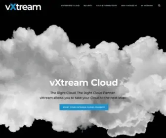 VXtream.com(VXtream Enterprise Cloud & Data Centre Services) Screenshot