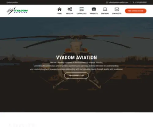 Vyadom-Aviation.com(Vyadom Aviation) Screenshot