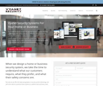 Vyanetsecurity.com(Home &amp; Business Security Solutions) Screenshot