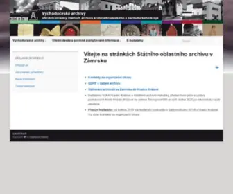 VYchodoceskearchivy.cz(Archiv online popis a digitalizáty archiválií vč. matrik (e) Screenshot