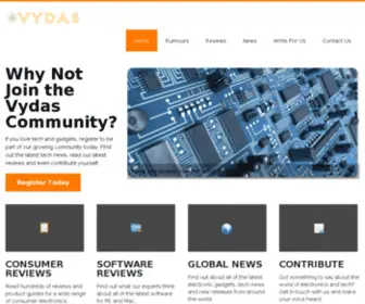 Vydas.co.uk(Vydas International Marketing) Screenshot