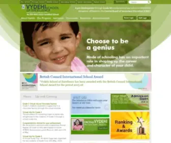 Vydehischool.com(Vydehi School) Screenshot