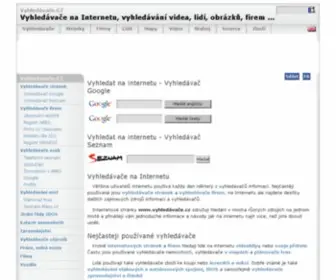 VYhledavace.cz(Vyhledávače na Internetu) Screenshot