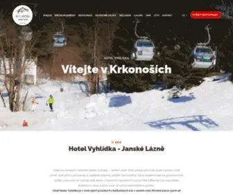 VYhlidkahotel.cz(Vítejte na stránkách rodinného hotelu Vyhlídka) Screenshot