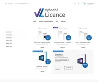 Vyhodna-Licence.cz(Výhodná) Screenshot