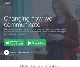 Vyke.com(Extra mobile numbers) Screenshot
