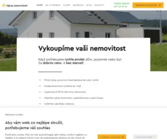 Vykup-Nemovitosti.cz(Výkup nemovitostí za hotové) Screenshot