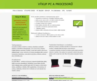 Vykup-PC.cz(Výkup počítačů Měnín) Screenshot