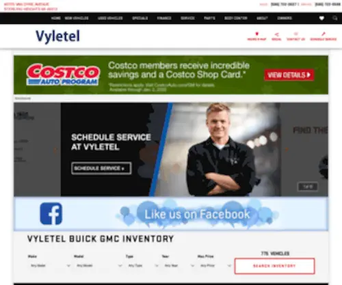 Vyletelbuickgmc.com Screenshot