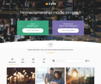 VYlla.com(Compare Home Loans and Search For Homes) Screenshot