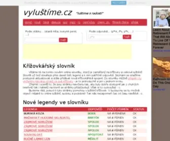 Vylustime.cz(Křížovkářský) Screenshot