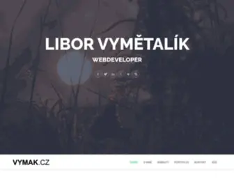 Vymak.cz(Osobní stránky Vymáka) Screenshot