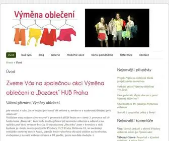 Vymena-Obleceni.cz(Výměna) Screenshot