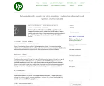 Vynalez-Patent.cz(VYNÁLEZ PATENT) Screenshot