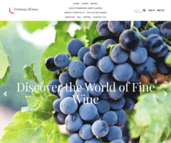 VYnluna.com(Vynluna Wines) Screenshot