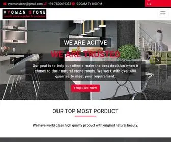 Vyomanstone.com(Vyoman Stone) Screenshot