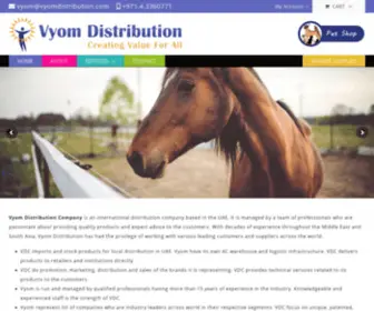 Vyomdistribution.com(Horse Supplements) Screenshot