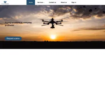 Vyomikdrones.com(Vyomik Drones) Screenshot