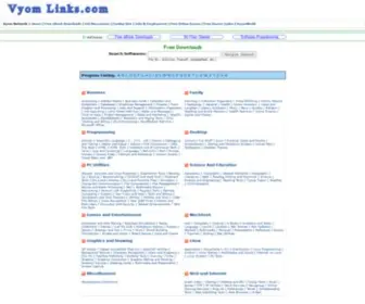 Vyomlinks.com(Free Software Downloads) Screenshot