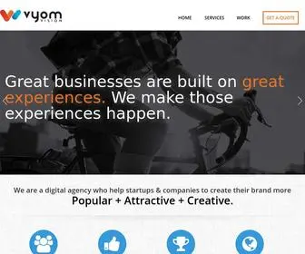 Vyomvision.com(Web Design & Web Development) Screenshot